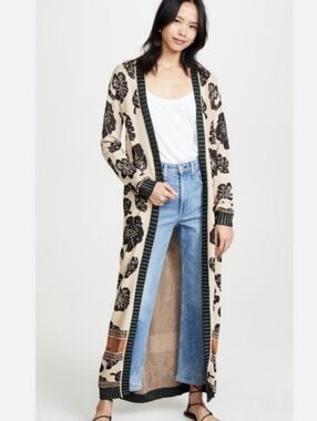Scoth & Soda x Maison Scoth Palm Cove Maxi Cardigan
